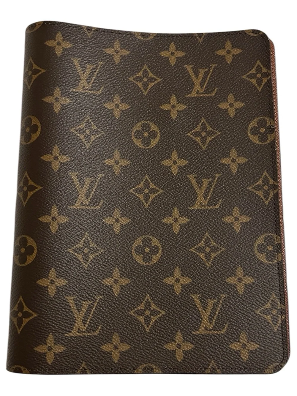 Authentic Louis Vuitton Monogram Desk Agenda Planner Cover A5 Canvas Leather NIB